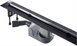 Advantix Vario Set душевой лоток 300-1200мм (пластик),высота 95–165мм, с дизайн-вставкой, заглуш, опорами, сифоном, глянц. хром, модель 4965.21 704360 - фото 51786
