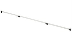 Advantix Vario (Visign SR4) Дизайн-вставка 300-1200 мм с компл. для монтажа и бок. накладками, белый, нержавеющая сталь, модель 4965.33 711887 - фото 51873