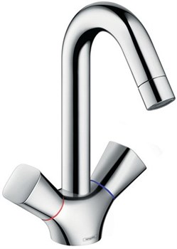 HG Logis смеситель для раковины двуручный 71222000 - фото 51886