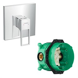 Set HG Metropol смеситель для душа (74565000+01800180) 74565000S - фото 52408