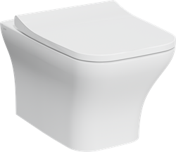 Подвесной безободковый SmoothFlush унитазZentrum Square (НУЖНА КРЫШКА 191-003-009) 7484B003-0075 - фото 52413