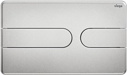 Prevista Панель смыва для унитазов Visign for style 23, пластик, хром матовый, модель 8613.1 773069 - фото 52536