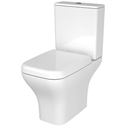 Напольный безободковый унитаз VitrA Polar, двурежимный механизм смыва 3/6 л, дюропластовое сиденье микролифт 9843B003-7201 - фото 52950