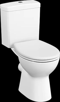 Напольный безободковый (нижний подвод) унитаз S10 SmoothFlush c термопластовым сиденьем микролифт 9864B003-7201 - фото 52975