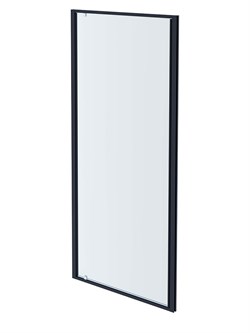Душевая дверь, распашная 900x2000 профиль оружейная сталь, стекло прозрачное AQ ARI PI 09020GM - фото 53272