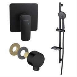ВЕГА Set 3 в 1 (AQ1066MB+AQ2454MB+AQ2011MB), матовый черный AQ1076MB - фото 53778