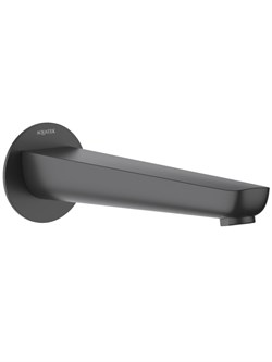 БЕТТА излив для ванны 224 мм, матовый черный AQ1141MB - фото 53925