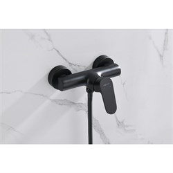 ОБЕРОН смеситель для душа, матовый черный AQ1260MB - фото 54262