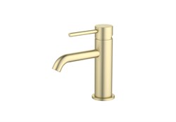 ЕВРОПА смеситель для раковины 89, без донного клапана, шлиф. золото AQ1310BG