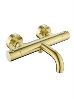 ЕВРОПА термостатический смеситель для ванны, шлиф. золото AQ1343BG