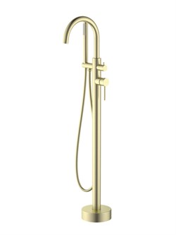 ЕВРОПА смеситель для ванны напольный, шлиф. золото AQ1345BG
