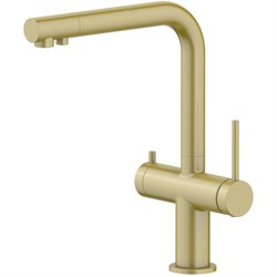 ЕВРОПА смеситель для кухни с подключением к фильтру питьевой воды, шлиф. золото AQ1385BG