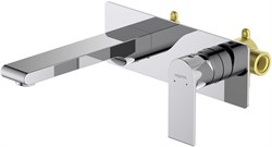 ЛИРА смеситель для раковины настенный (внешняя и скрытая часть) AQ1413CR - фото 54770
