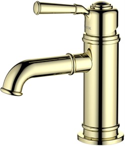 КЛАССИК смеситель для раковины 72, без донного клапана, полир. золото AQ1510PG