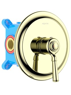 КЛАССИК смеситель для душа 1 режим (внешняя и скрытая часть), полир. золото AQ1566PG