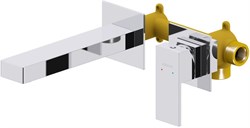 ЛИБРА смеситель для раковины настенный (внешняя и скрытая часть) AQ1613CR - фото 55115