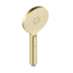 ОБЕРОН ручной душ Select 120 3 jet, шлиф. золото AQ2006BG