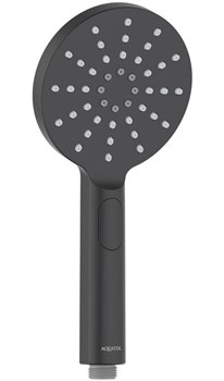 ОБЕРОН ручной душ Select 120 3 jet, матовый черный AQ2006MB - фото 55509