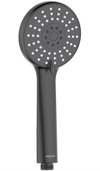 БЕТТА ручной душ 100 3 jet, матовый черный AQ2009MB - фото 55543