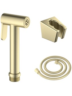 гигиенический ручной душ со шлангом 120 см и держателем, шлиф. золото AQ2054BG