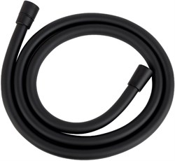 шланг для душа 125см ПВХ, матовый черный AQ2110MB - фото 56049