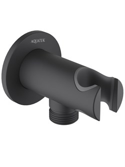 шланговое подсоединение с держателем, матовый черный AQ2460MB - фото 56339