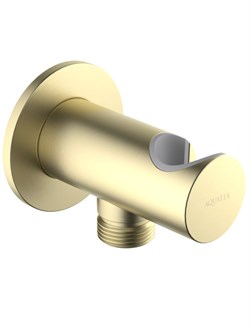 шланговое подсоединение с держателем, шлиф. золото AQ2464BG