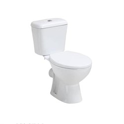 КАИР Унитаз напольный с бачком 660*360*720, косой выпуск, сиденье из полипропилена, крепеж AQ2780-00 - фото 56435