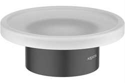 ЛИРА мыльница настольная, матовый черный AQ4426MB - фото 57240