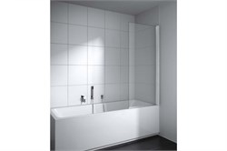 CADA XS CK DFR 09014 VPK Шторка на ванну (маятниковая створка), крепление справа, H=1400, L=880-905, стекло прозр. ESG Clean CKDFR09014VPK - фото 58669