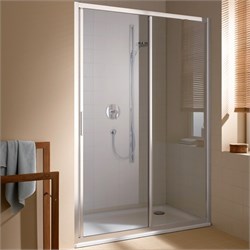 CADA XS CK G2L 11020 VPK 2-створ. раздвижная дверь 1070-1110/2000 с фикс.панелью слева, стекло прозр. ESG Clean CKG2L11020VPK - фото 58674