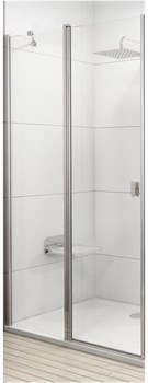 CRV2-100 дверь CHROME для комбинации с дверью или стенкой блестящий+стекло Transparent. 1QVA0C00Z1 - фото 58749