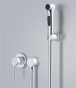 ELATE cмеситель с гигиеническим душем E24610-CP - фото 59023