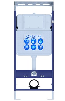 Aquatek Easy Fix 50 Монтаж рама для подв унитаза1130*500*100+звукоизоляционная прокладка (КРЕПЕЖ к стене В КОМПЛЕКТЕ) INS-0000010 - фото 59731