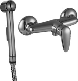 "PRAMEN" Смеситель настенный с гигиеническим душем, хром LM3318C - фото 59969