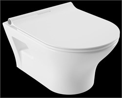 Nita унитаз подвесной, с тонким сиденьем с микролифтом, Serel NT23SL - фото 60197