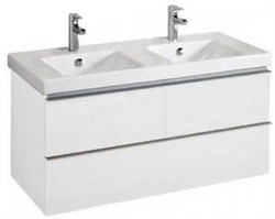 ODEON UP  Тумба под раковину 120см, цвет блестящий белый EB892RU-J5 - фото 60232