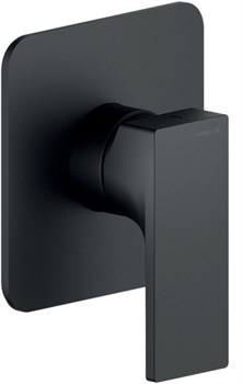 SEVEN смеситель для душа (внешняя и скрытая часть), матовый черный SE124108BM - фото 60560