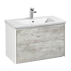 Ronda Модуль для раковины 800, бетон/белый матовый ZRU9303004 - фото 61766