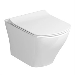 Унитаз подвесной CLASSIC RimOFF (безободковый) белый X01671 - фото 63832