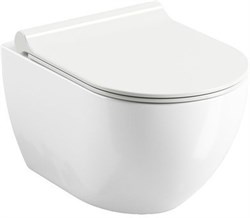 Унитаз подвесной Uni Chrome RimOFF (безободковый) белый X01535 - фото 63836
