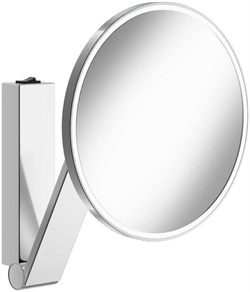 ILOOK_MOVE Косметическое зеркало, круглое, с подсветкой, коэфффициент увеличения x 5, с встроенным выключателем 17612019004 - фото 64138