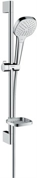 HG Croma Select E Vario 65см душевой гарнитур белый/хром 26586400 - фото 64357
