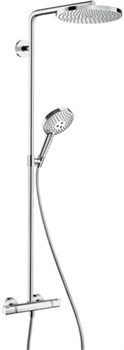 HG Raindance Select Showerpipe S 240 1jet PowderRain душевая система 27633000 - фото 64397