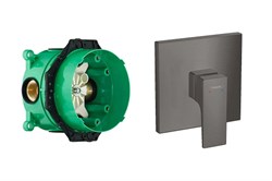 Set HG RainSelect термостатический смеситель для душа (15384700+15313180) матовый белый 15384700S - фото 66261