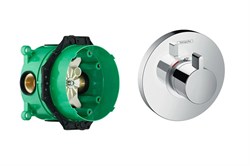 Set HG ShowerSelect S High flow термостатический смеситель для душа (15741000+01800180) 15741000S - фото 66285