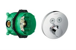 Set HG ShowerSelect S термостатический смеситель (15743000+01800180) 15743000S - фото 66289