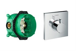 Set HG Select Highflow термостатический смеситель для душа (15760000+01800180) 15760000S - фото 66303
