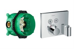 Set HG ShowerSelect термостатический смеситель (15765000+01800180) 15765000S - фото 66313