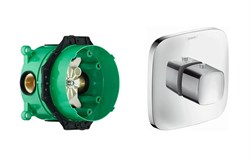 Set HG PuraVida Highflow термостатический смеситель для душа (15772000+01800180) 15772000S - фото 66325